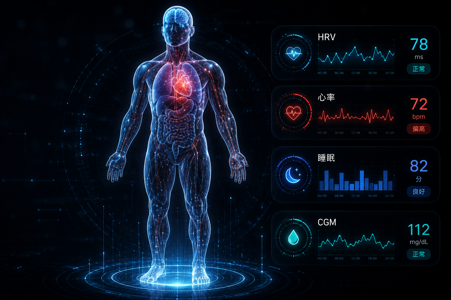 BioTwin AI 人體模型與現代生理訊號