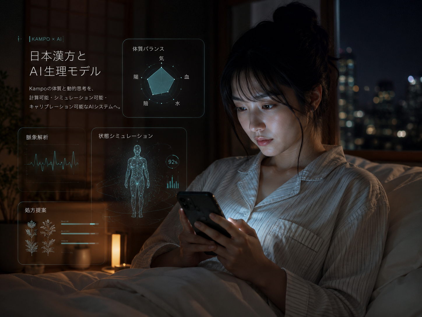日本漢方與 AI 生理模型